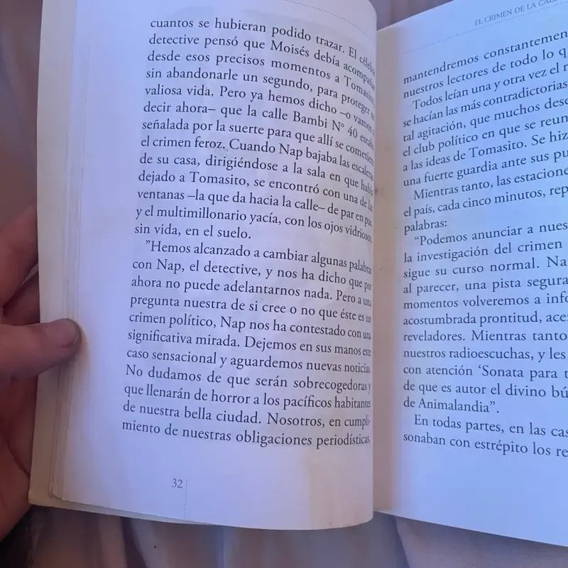 Libro El Crimen De La Calle Bambi de Hernán del Solar - 3