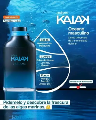 Perfume Natura Kaiak Oceano 25ml para Hombre - miniatura 2