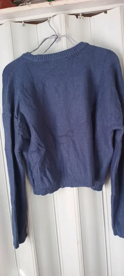 Suéter azul de punto Privilege talla L - miniatura 3