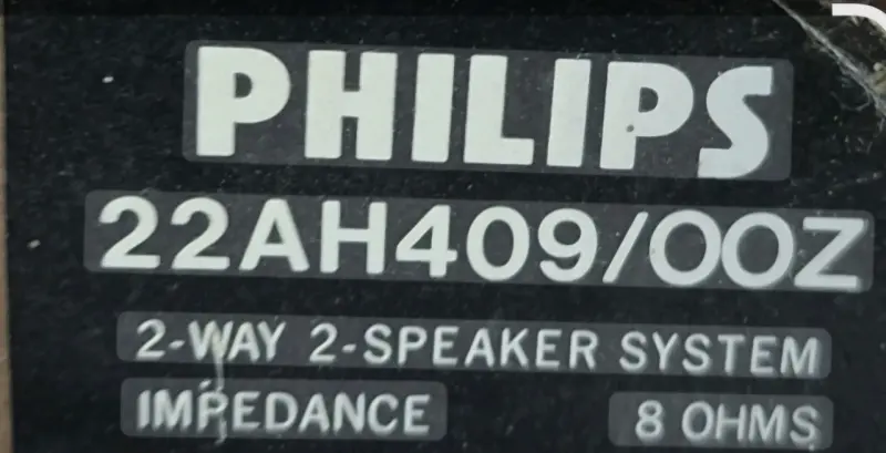Parlantes Philips 2 vías modelo 22AH409/00Z - 4