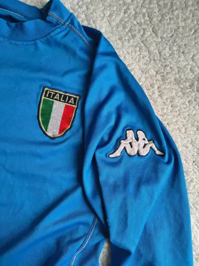 Camiseta Italia Titular Kappa 2002 - miniatura 3