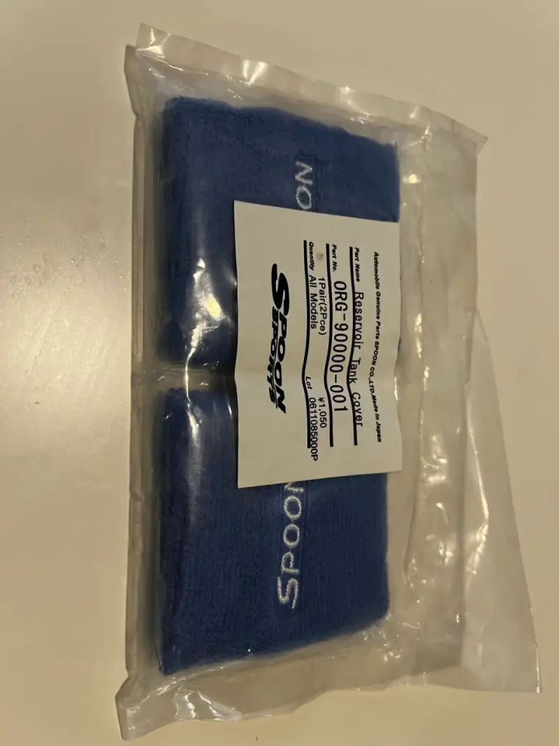 Cubiertas de depósito Spoon azul para auto o moto - 1