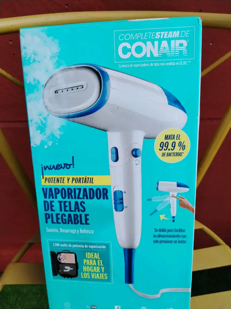 Vaporizador de Telas Plegable Conair Potente y Portátil