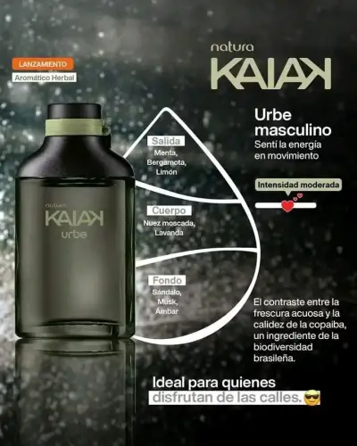 Perfume Natura Kaiak Urbe para Hombre ,25 ml - miniatura 2