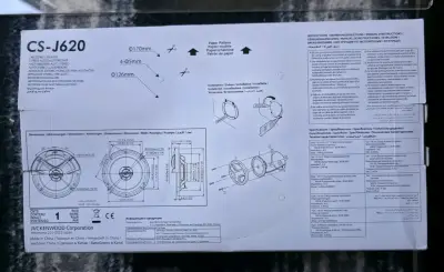 Parlantes estéreo para auto JVC CS-J620 300W - miniatura 2
