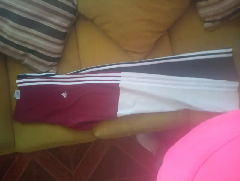 Pantalones deportivos Adidas tricolor - 1