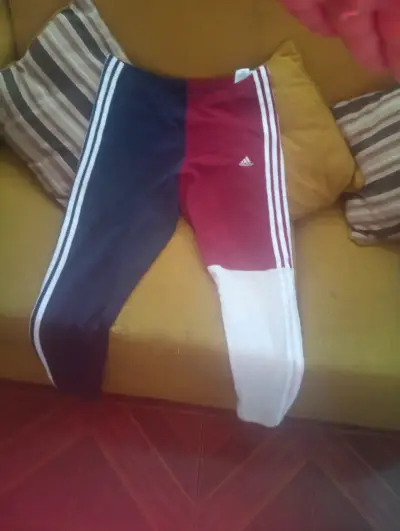 Pantalones deportivos Adidas tricolor - miniatura 2