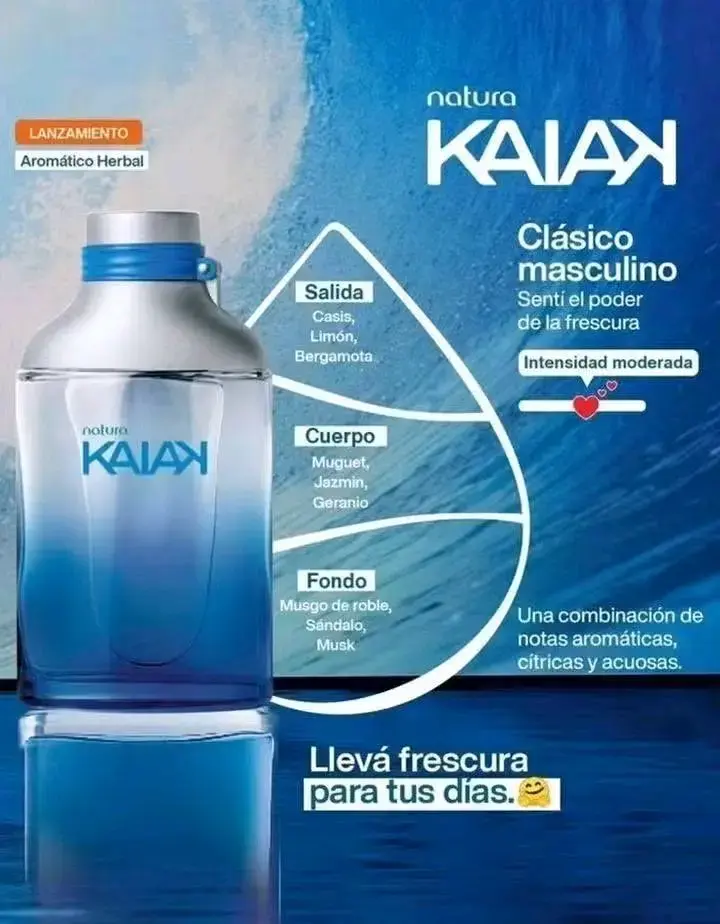 Perfume Natura Kaiak Clásico Masculino 25 ml - 2