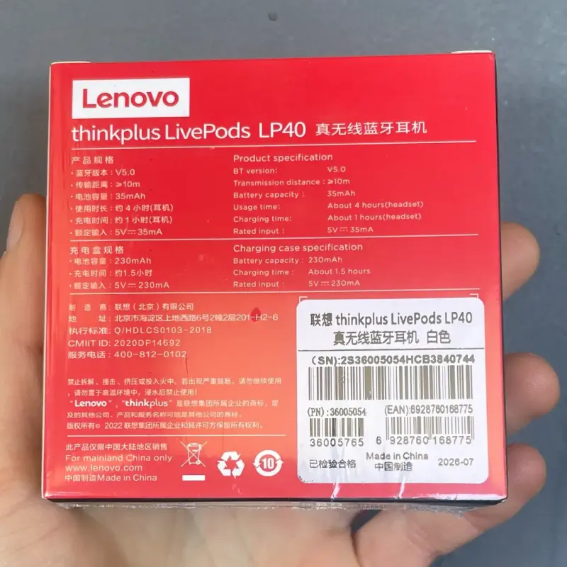 Auriculares Inalámbricos Lenovo LivePods LP40 - 2