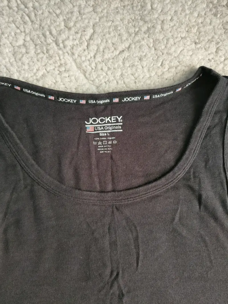 Musculosa negra Jockey. - 2