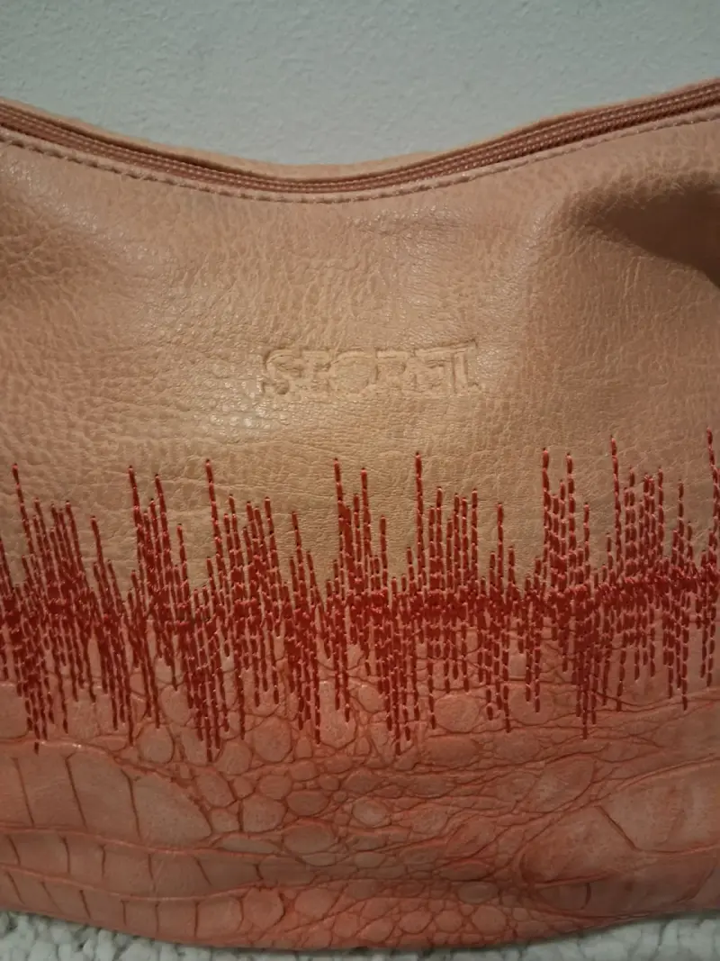 Cartera Secret de cuero rosa - 2