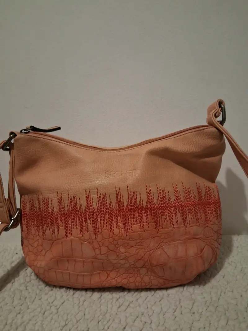 Cartera Secret de cuero rosa - 3