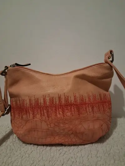 Cartera Secret de cuero rosa - miniatura 3