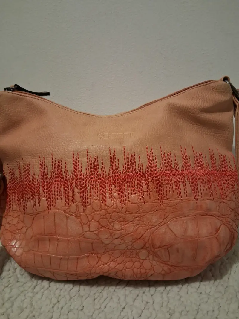 Cartera Secret de cuero rosa - 4