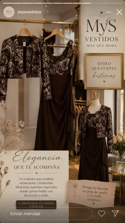 Vestido de Fiesta Elegante con Chaqueta - miniatura 1