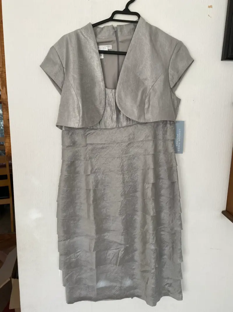 Vestido de Fiesta Elegante con Chaqueta - 4