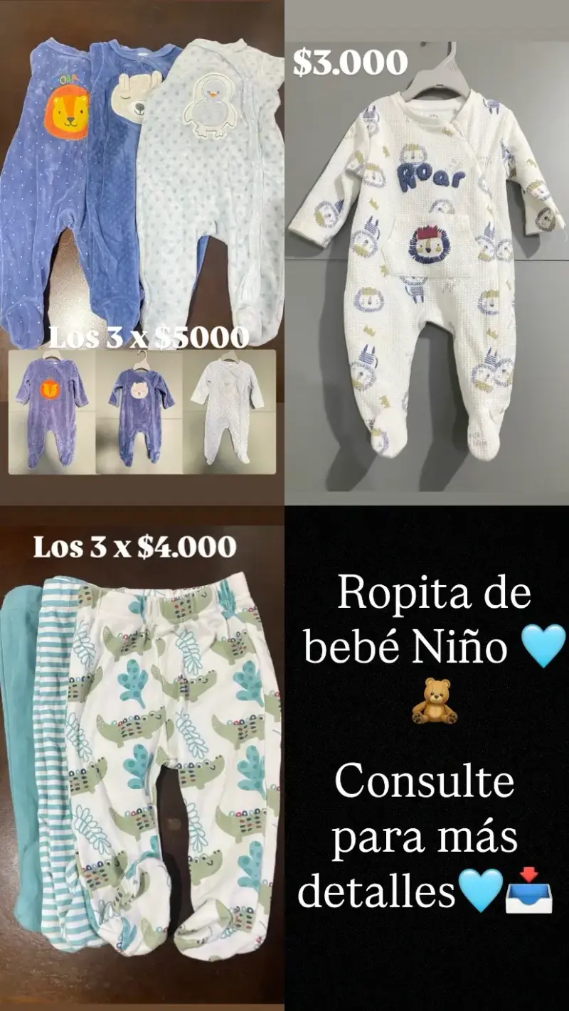 Ropita de bebé varón - 4