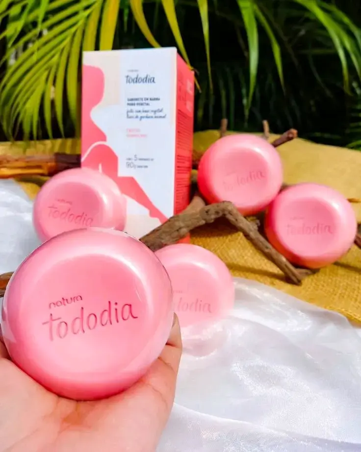 Jabón de Tocador Natura Tododia Frambuesa y Pimienta Rosa - 1