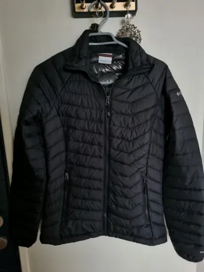 Chaqueta térmica negra Columbia para mujer - miniatura 1