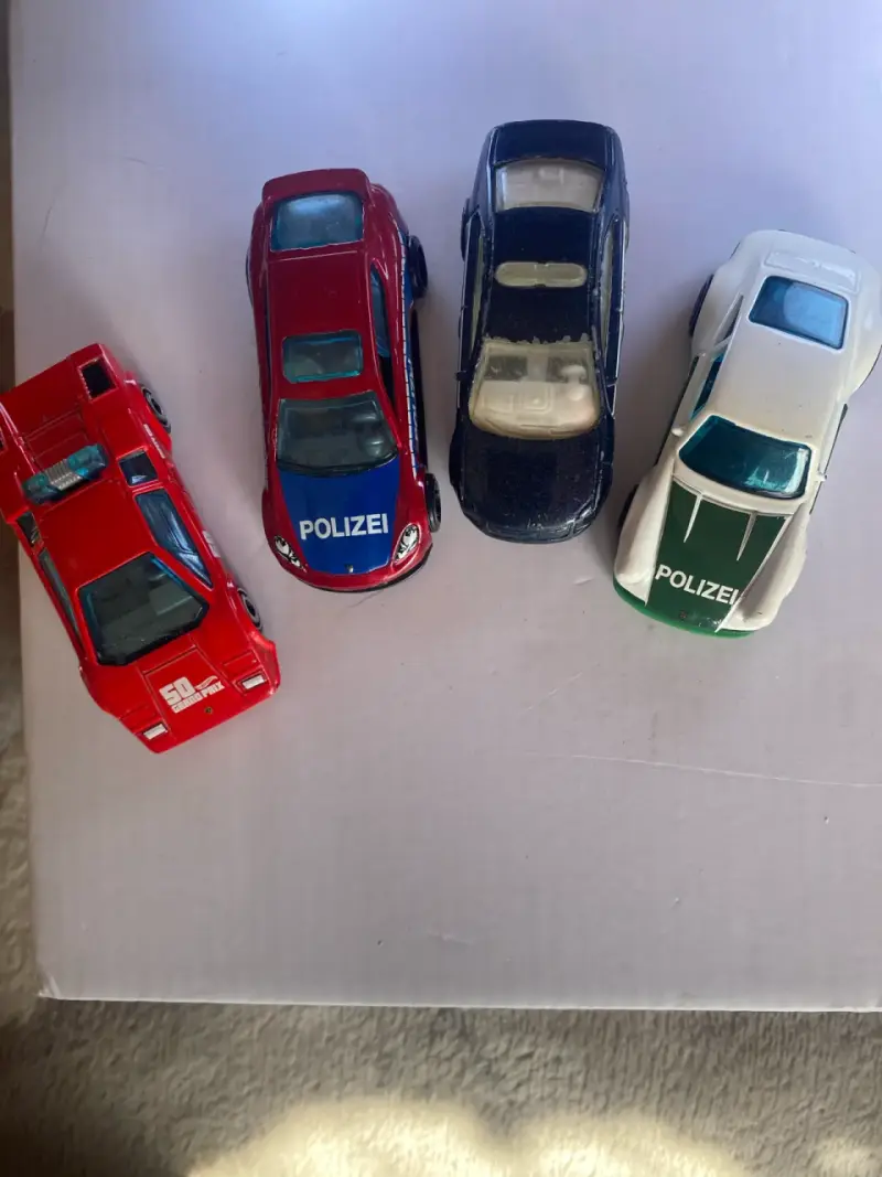 Set de autos de juguete de colección Polizei - 1