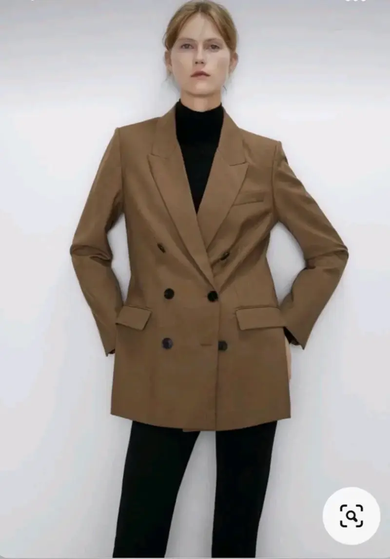Blazer marrón Zara - 2