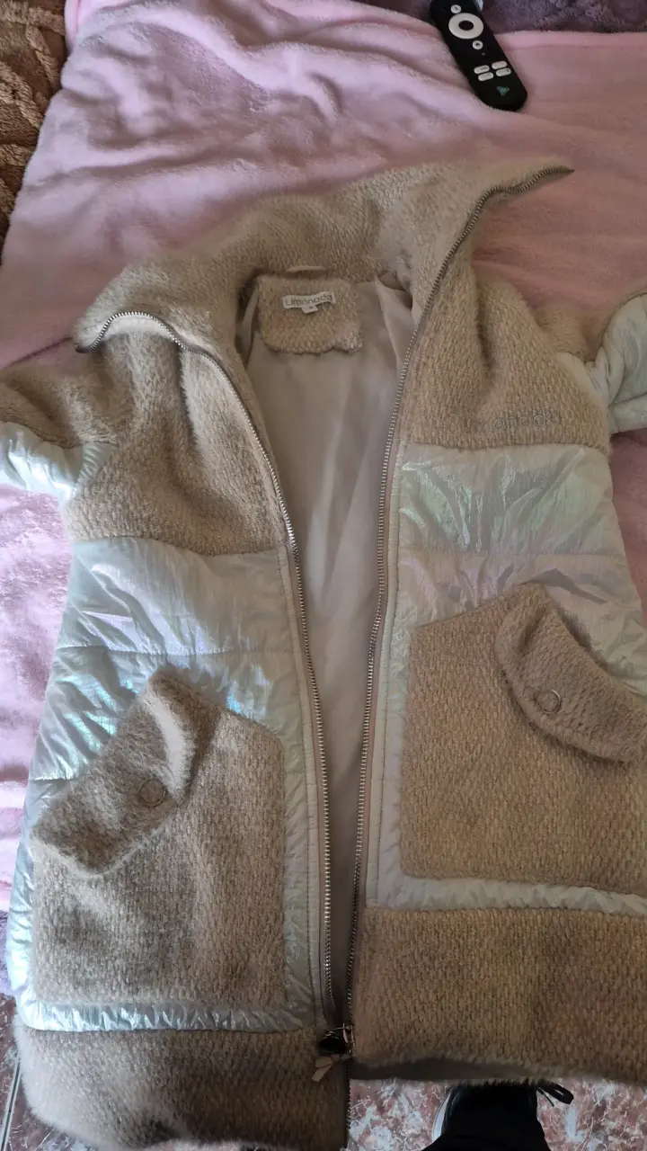 Chaqueta de lana beige Limonada para niña