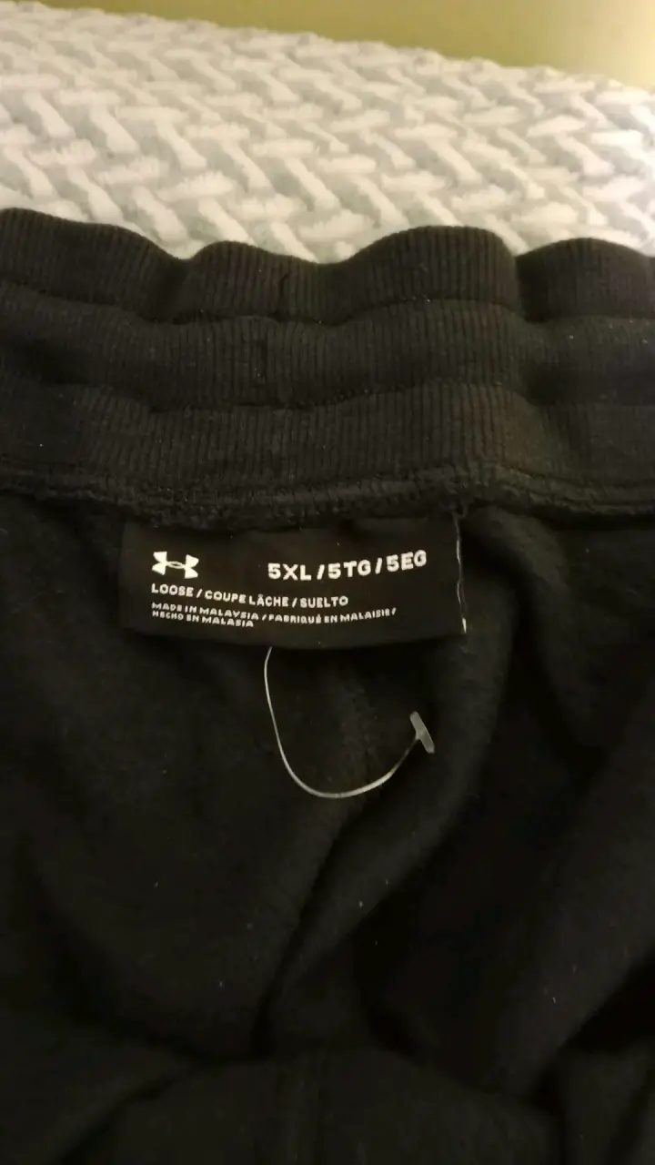 Pantalones deportivos Under Armour negros 5XL - 2