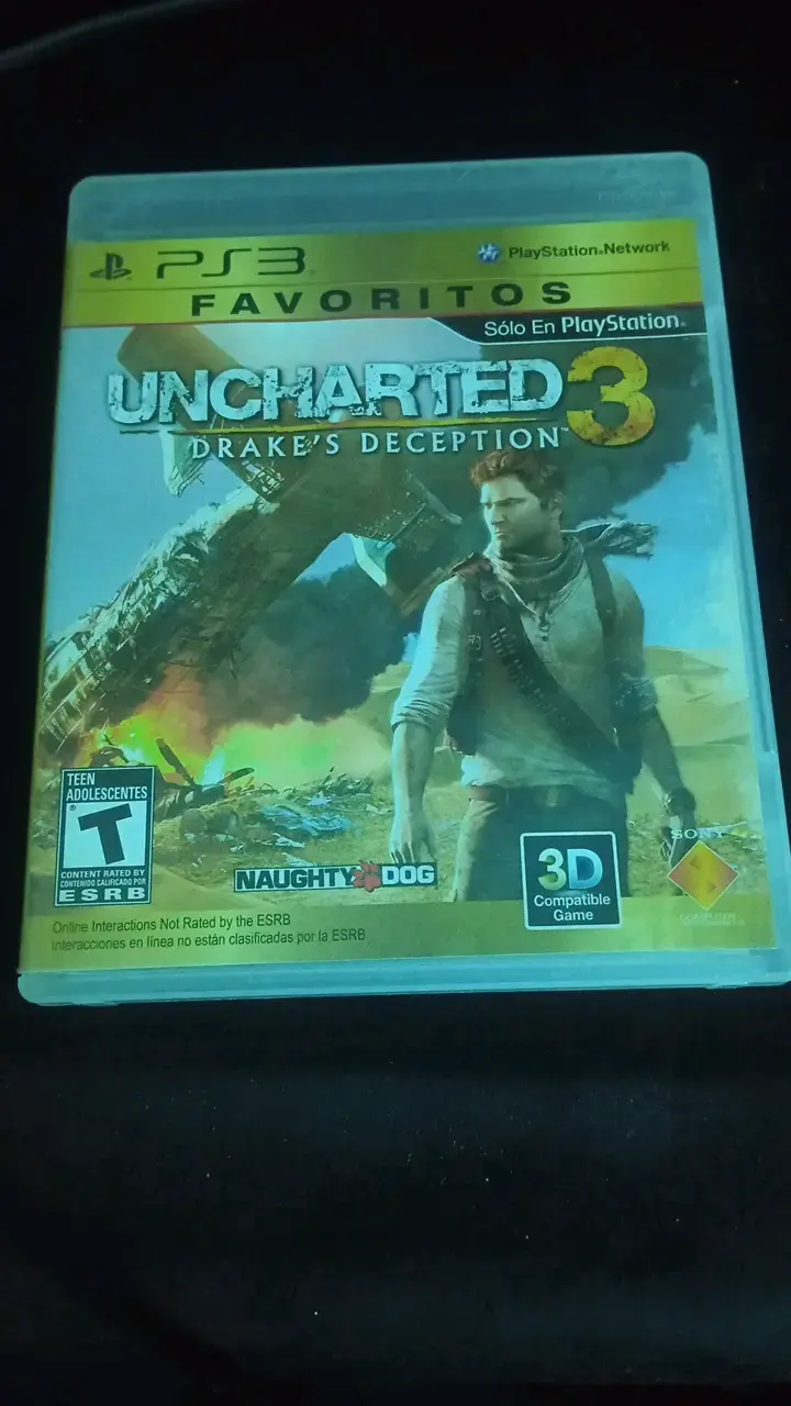 Juego PS3 Uncharted 3 Drake's Deception Favoritos - 1