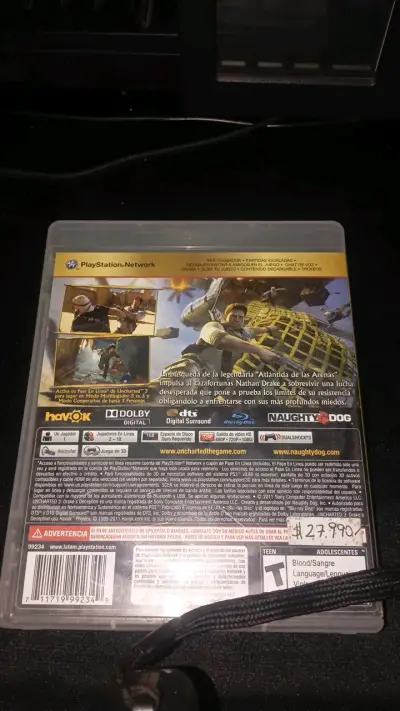Juego PS3 Uncharted 3 Drake's Deception Favoritos - miniatura 4