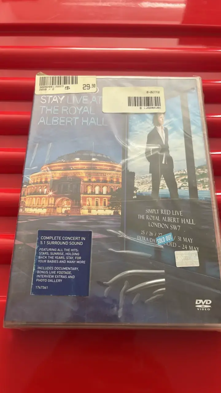 DVD Simply Red Live at the Royal Albert Hall