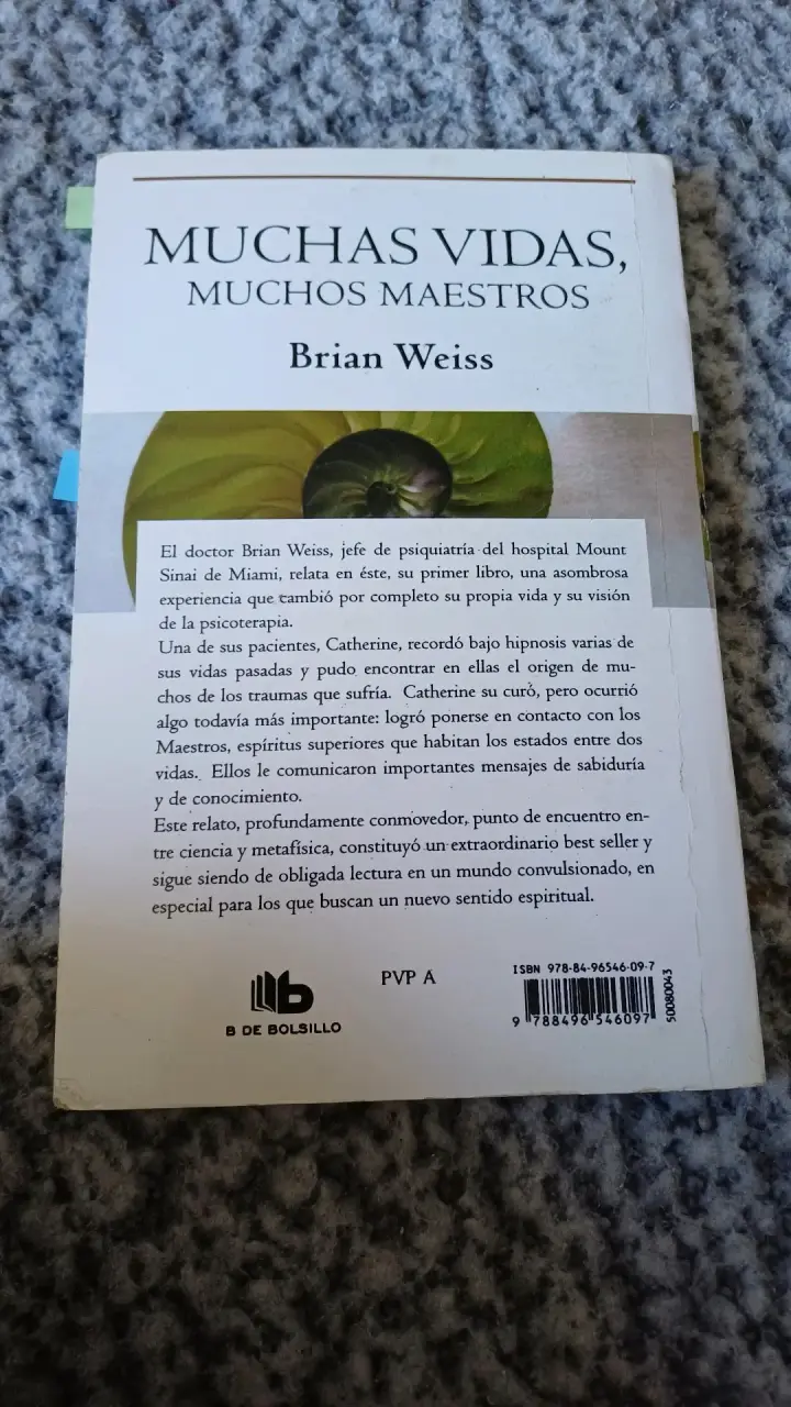 Libro Muchas Vidas, Muchos Maestros de Brian Weiss - 2