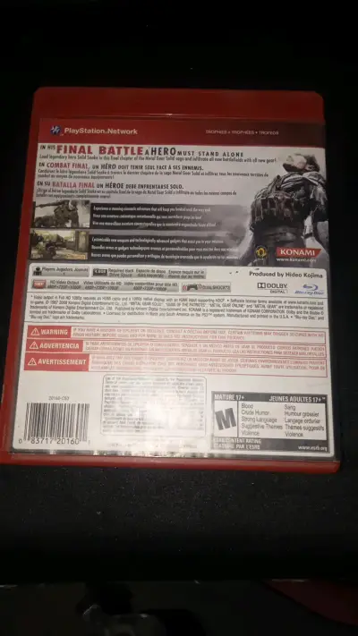 Juego PS3 Metal Gear Solid 4 Greatest Hits - miniatura 4