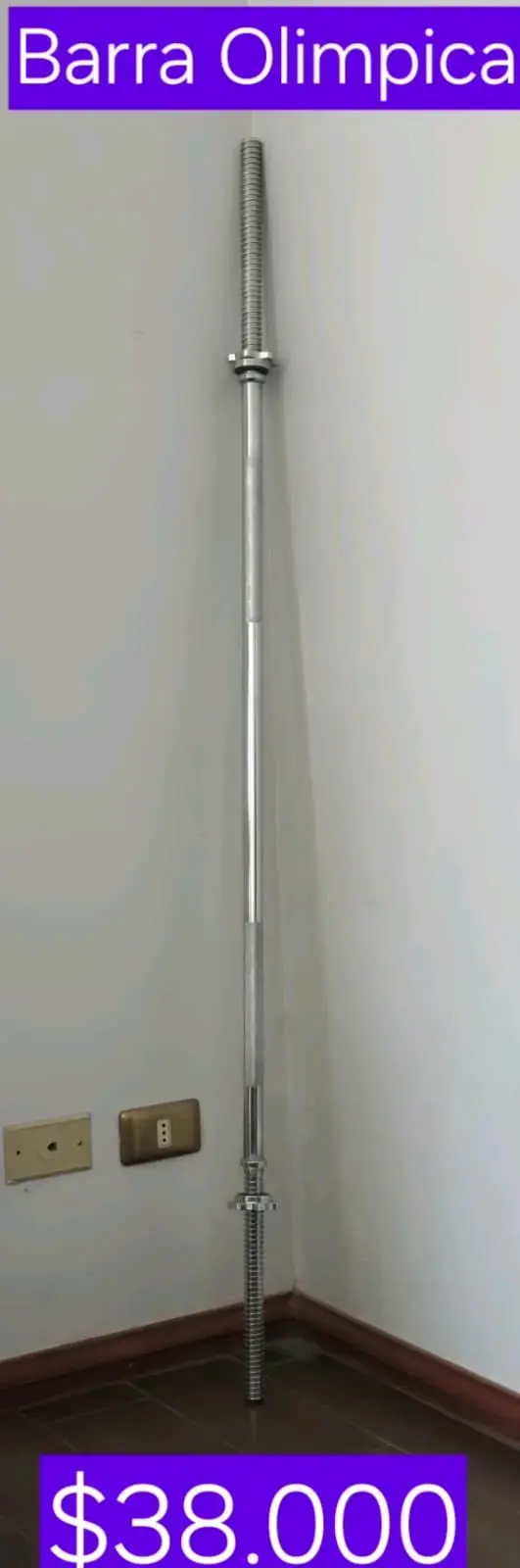 Barra Olímpica de Pesas para Entrenamiento