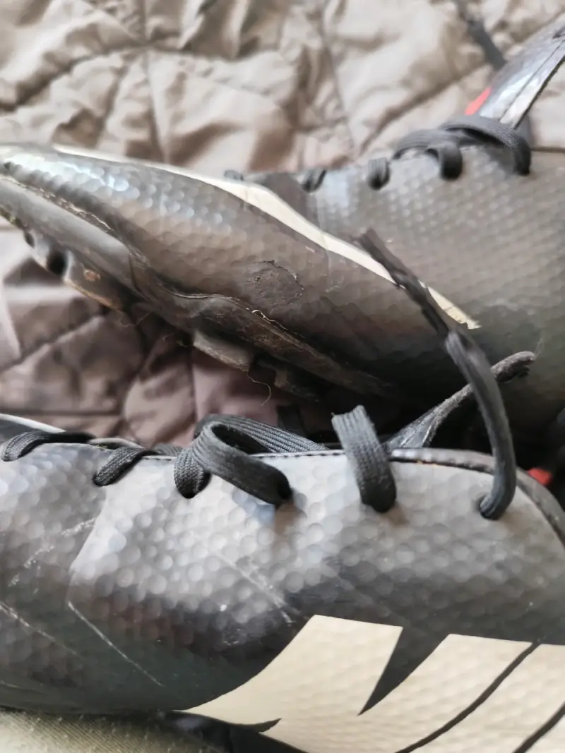 Botines de fútbol Nike negros con logo blanco - 6