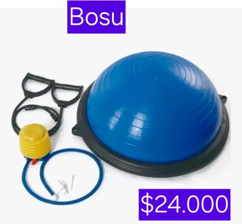 Balón de equilibrio Bosu con accesorios