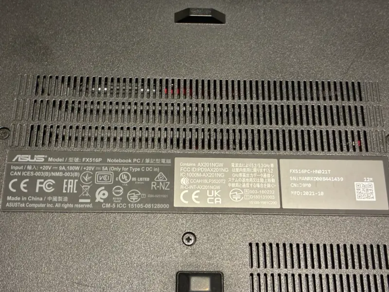Notebook gamer ASUS TUF Dash F15 - 3