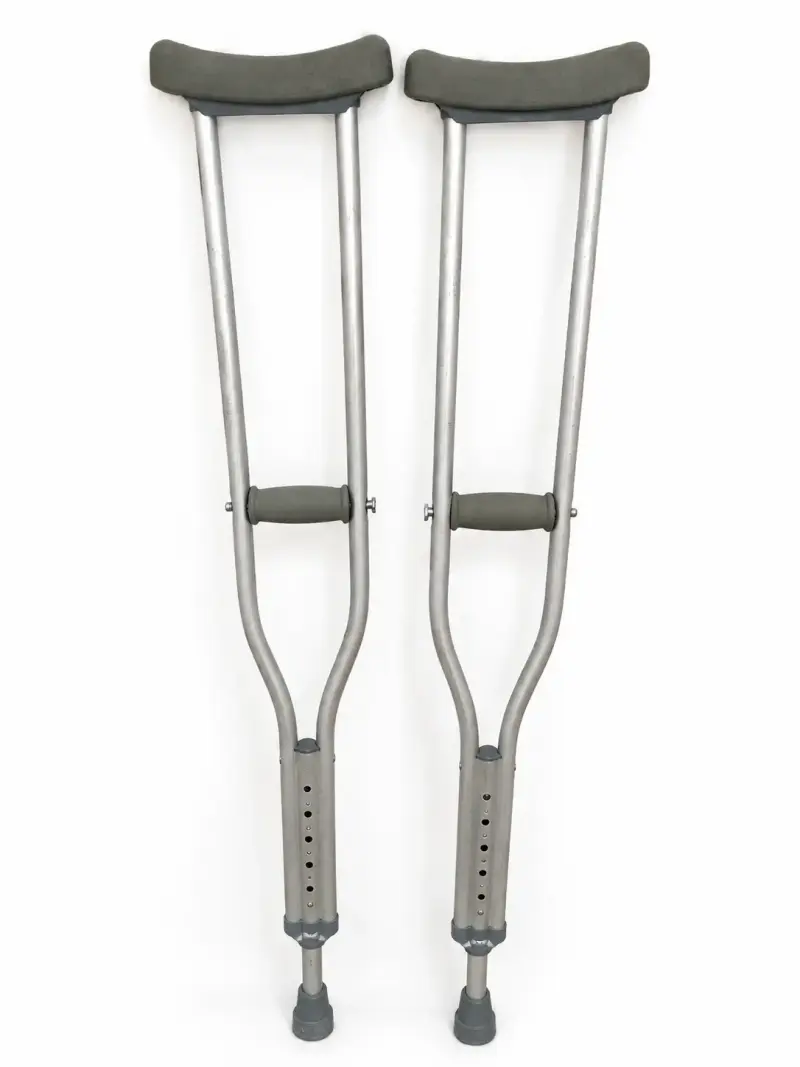 Muletas ajustables de aluminio para adultos - 1