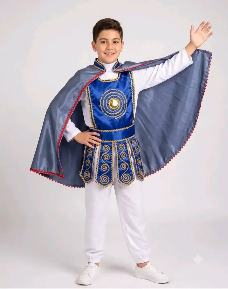 traje típico de la diablada con capa - 1
