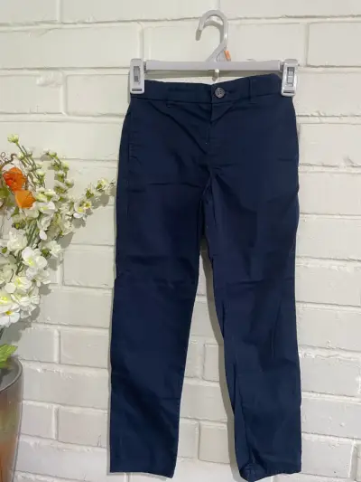 Pantalones azul marino para niños H&M talla 7-8 años - miniatura 1