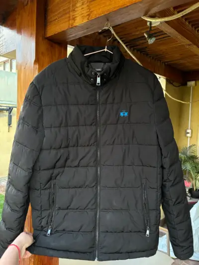 Parka negra para hombre / M / La Martina - miniatura 1