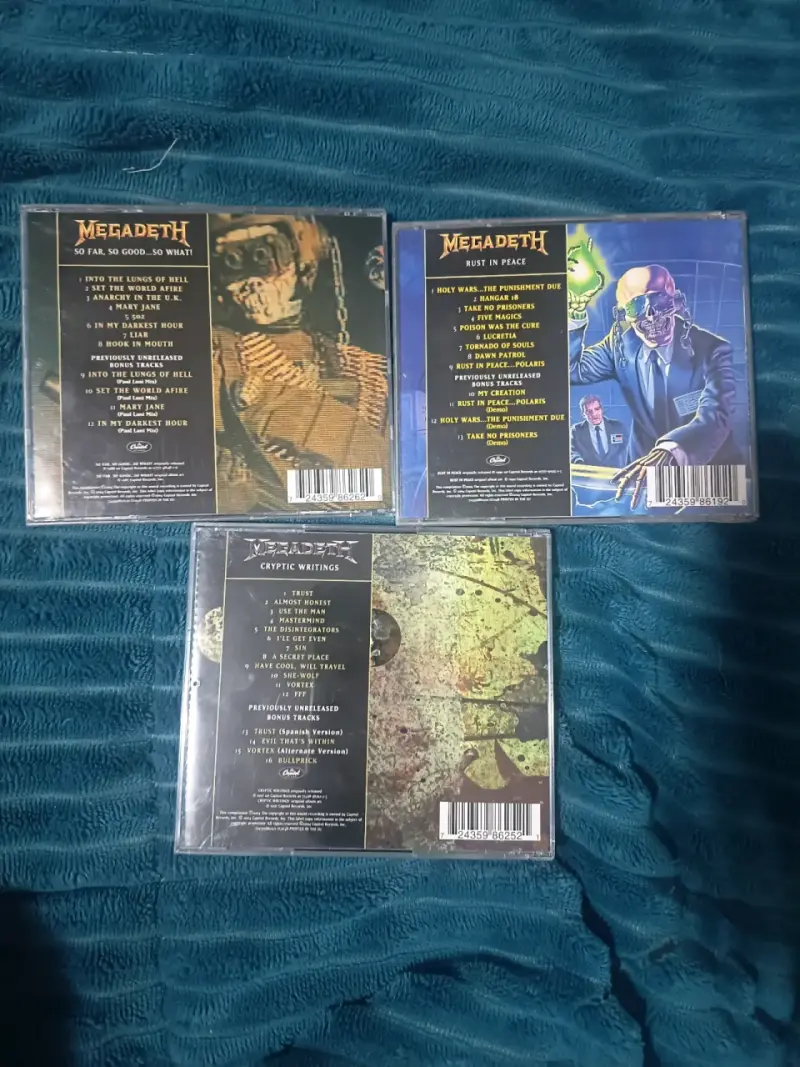 Colección de CDs Megadeth - 2