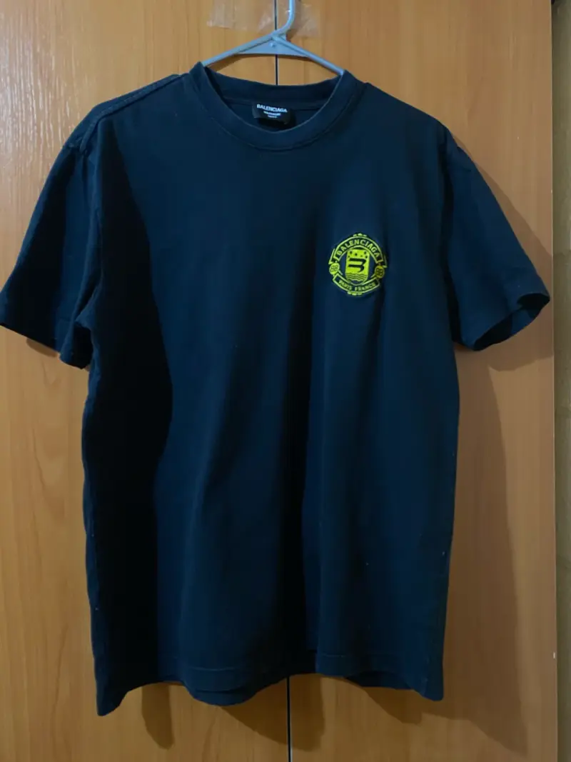 Polera negra Balenciaga OG Talla L - 1