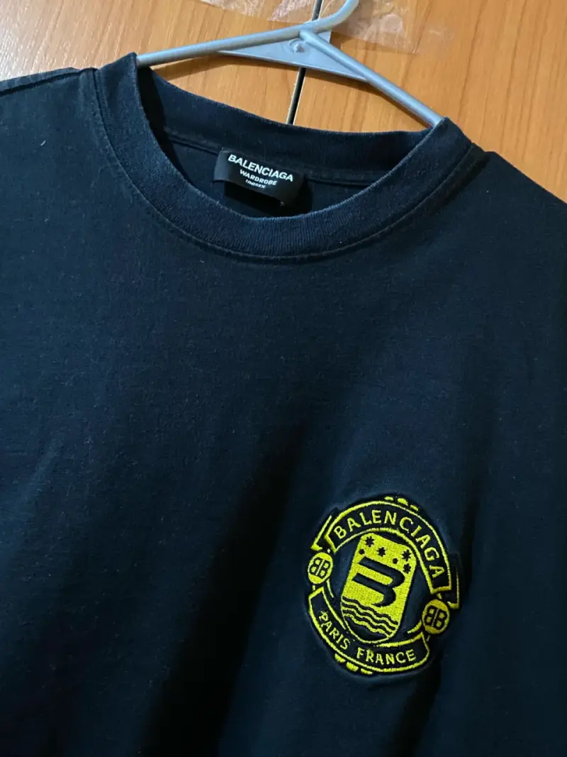 Polera negra Balenciaga OG Talla L - 2