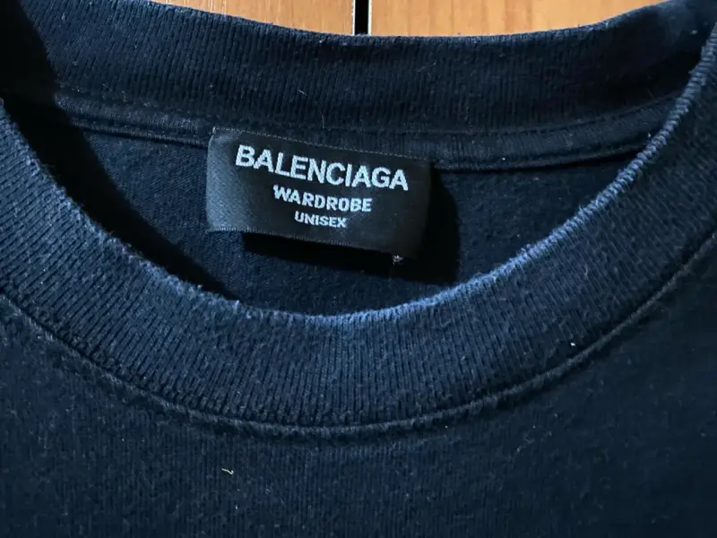 Polera negra Balenciaga OG Talla L - 4
