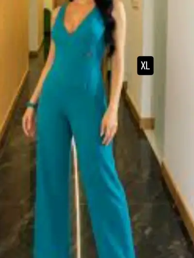 Enterito azul turquesa para mujer talla XL - miniatura 1