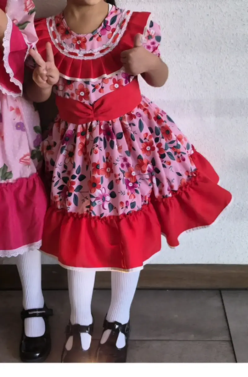 Vestido infantil huasa cueca