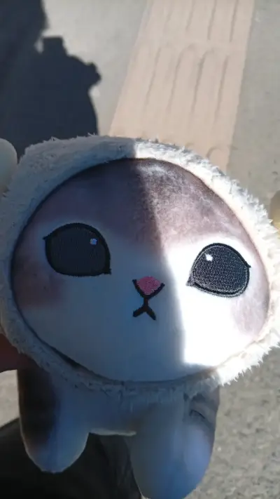 Peluche de gato con orejas de cordero - miniatura 5