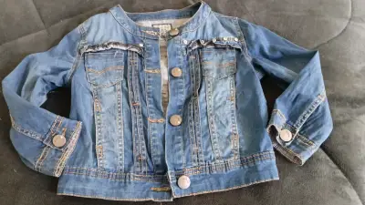 Chaqueta de mezclilla para niña Ficcus Girl t/2 - miniatura 1