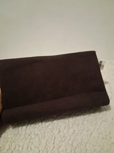 Cartera HR de mano marrón con detalle brillante - miniatura 6