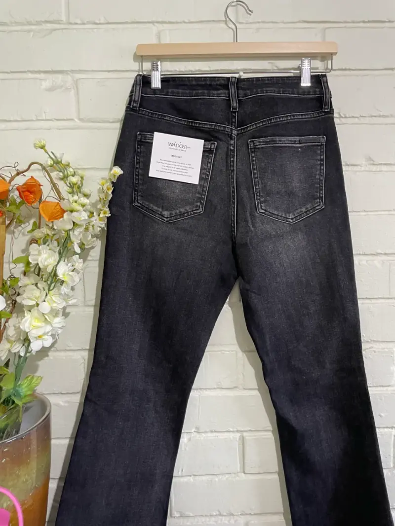 Jeans negros de tiro alto Wados para mujer - 2